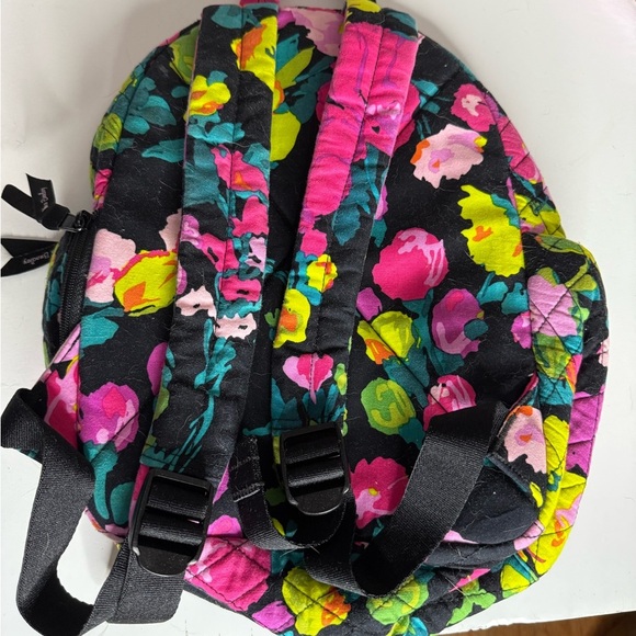 Vera Bradley Floral Quilted Backpack - Picture 7 of 8